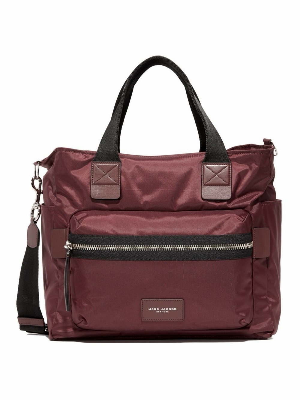 Marc Jacobs Biker Nylon Bsby Bag in Burgundy